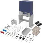 Automatic Chain Drive Sliding Gate Opener for Sliding Door Up to 1800lb(800kg) or 40ft, 280W Gate Opener Motor with 2 Remote Controls, Photocell Sensor, Complete & Security Gate Operating Hardware Kit