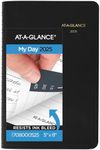 AT-A-GLANCE 2025 Appointment Book Planner, Daily, 5" x 8", Small, Quarter-Hourly, Black (708000525)