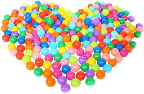 TOYANDONA Robe 100 Pcs Pit Balles Coloré Océan Balle Doux Jouer En Plastique Balle Bébé Jouer Balle Nager Amusant Jouet Pour Parc À Balles Piscine Rebond Maison Ramper Tunnels Balle
