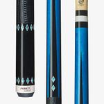 Players HXT32 PureX Technology Pool Cue 560ml Black Lizard Embossed Leather Wrap 12.75mm Tip