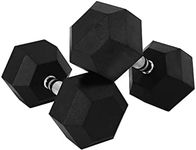 Verpeak 11 Pound Dumbbells, 5 KG Dumbbells Set of 2, 11 Lb Dumbbells Set of 2, Dumb Bells, 5 KG Weights Rubber Hex Dumbbell