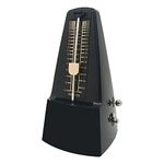 HOSEYIN Standard Mechanical Metronome, Universal Metronome for Piano, Guitar, Violin, and Other Instruments (black)