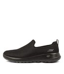 Skechers Men's Go Walk Max Slip On Trainers, Black Black Black Bbk, 10 UK