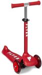 Flyer Glider Jr., Radio Flyer Lean to Steer Toddler Scooter, Red, for Kids Ages 2-5 Years