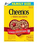 General Mills Cheerios Whole Grain Oat Breakfast Cereal Family size - 18oz / 510g