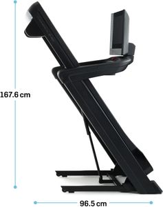 NordicTrack 2450 Treadmill – Black, Folding Running Machine