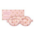 Slip Silk Contour Sleep Mask - Petal (One Size) - 100% Pure Mulberry 22 Momme Silk Eye Mask - Comfortable Sleeping Mask with Elastic Band + 100% PU Foam Filler