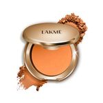 Lakme 9 to 5 Flawless Matte Complexion Compact Powder, Almond, Absorbs Oil, Conceals & Gives Radiant Skin - All Day Matte Finish Face Makeup, 8 g