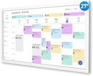 Digital Calendar – 27 Inch Electronic Wall Calendar & Chore Chart, Smart Family Organizer with Interactive Touchscreen Display, Wall Mount in Portrait or Landscape