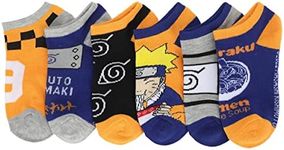 Bioworld Naruto Ramen Youth 6-Pair Ankle Socks