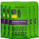 Doves Farm Organic Strong White Bread Flour 1.5 kg (Pack of 5)