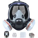 16 in 1 Full Face Respirator,Respirator Mask With Filters Dust,Gas Masks,Protective Respirators For Chemical, Manufacturing, Petroleum, Mining, Paint, Dust,Construction Industries