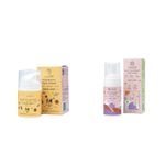 Little Rituals Baby Post-Biotic Face Cream Moisturiser with Jojoba, Calendula - 50 g and Multi-Nutrient Foaming Face Wash for Babies & Kids with Indian Rose & Kashmiri Saffron - 100 ml