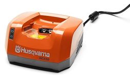 Husqvarna QC330 40V Lithium Ion Battery Charger for Husqvarna 40V Lithium Ion Batteries, with Energy-Save Mode to Conserve Energy, Orange