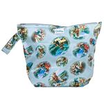 GroVia Reusable Zippered Wetbag for Baby Cloth Diapering and More (Bear in Mind)