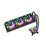 EK Nucleus AIO CR360 Lux D-RGB All-in-One Liquid CPU Cooler with EK FPT Fans, Water Cooling Computer Parts, 120mm Fan, Compatible with Latest Intel & AMD CPUs