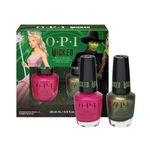 OPI x Wicked Mini Nail Lacquer Duo – Limited Edition Holiday Collection Gift Set, Ozitively Elphaba & Glinda the Good! Nail Polish (2 x 15ml)