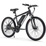 Cybertrack 100 Electric Bike for Adults | 26" Ebike with BAFANG Motor, 32km Speed Mountain Bike, Range up to 91km, 10.4AH Removable Battery | LCD Display, Suspension Fork & Shimano 7 Speed Gears