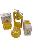 Premium Dental Laboratory LAB Spring Press Compress W/Two Brass Denture Flask (CYNAMED)