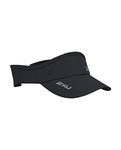 2XU Unisex Run Visor, Black, one Size