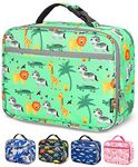 HOMESPON Insulated Kids Lunch Bag Thermal Meal Prep Tote School Lunch Box for Boys Girls (Zoo)