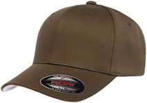 Flexfit Men's Athletic Baseball Fitted Cap, Olive, Large-X-Large, Olive, Large-X-Large