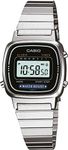 Casio Ladies digital with stainless steel wrist watch LA670W