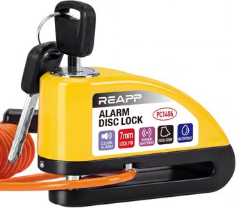 REAPP Alarm Disc Lock – 110dB Anti-Theft Motorcycle Security