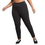 Just My Size Women's Plus-Size Stretch Jersey Legging, Black, 4X