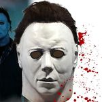 2022 Michael Myers Mask Halloween Scary Kills Mask Horror Latex Full Head Mask Michael Myers Mask Cosplay Costume Props (Style 3)