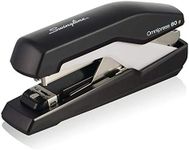 Swingline Stapler, Omnipress 60 Stapler, Press Anywhere for Easier Use, 60 Sheet Capacity, Black/Gray (5000590A)