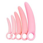 Silicone Pelvic Floor Muscle Exerciser Trainer Set - Pink