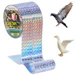 Supvox® 100M Bird Scare Tape Reflective - Multicolored Reflective Birds Repellent for Balcony - Outdoor Reflective Tape Pigeon Repellent - Birds Deterrent Repellent Devices Tape(4.8cm*100m 1Pcs)