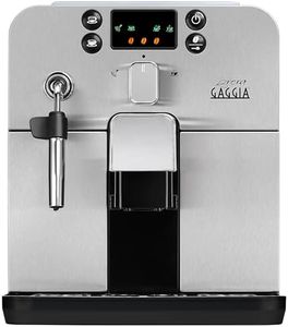 Gaggia RI9305/11 Brera – Kaffeevollautomat, für Espresso und Cappuccino, Kaffeebohnen oder gemahlen, 1400 W, Silber/Schwarz, 100 % Made in Italy