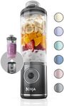 Ninja Blast Max, Portable Blender + Twist & Go, Personal Blender, Ninja Blender, Smoothie, Blend, Ice Crush, 3 Programs, Cordless, 22 oz removable Vessel, Dishwasher Safe, Leakproof, Grey, BC251GY