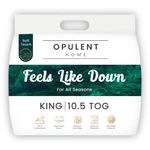 Opulent Home 10.5 Tog Duvet - Premium Lightweight Quilt for All Seasons - Anti-Allergy Duvet for a Better and Healthier Sleep - King