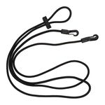 3m Riding Elastic Neck Stretcher Headcollar Adjustable Horse Reins Training Rope Comfortable Training Aid(Black)