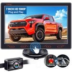 7-Inch Backup Camera for Car, Truck, SUV - HD 1080P Rear View System, IP69K Waterproof, Night Vision, 150° Wide Angle, Easy Installation by Yakry