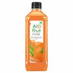 Alo frut Orange Fruit Drink with Tasty Aloevera Chunks & Juice | Goodness of Fruits and Aloevera | Ready-to-Serve Fruit - 150 ml (Pack of 50)