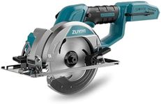 ZUYIYI 5-1/2" Cordless Circular Saw for Makita 18V Battery, Brushless 6600RPM Max Cutting Depth 2" (90°), Compact Tile Saw for Wood, Tile, Soft Metal, Plastic Cutting (NO Battery)