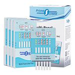 PrimeScreen Drug Testing Kits 5X Professional 6 in 1 Drug Tests for Cannabis Cocaine Opiates Methamphetamine Amphetamines Benzodiazepines All Drugs Rapid Urine Test