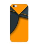 Silence iPhone 6 Back Cover PrintedOrange & Gray Quite/cuti Background Designer Hard Back Case Cover for Apple iPhone 6