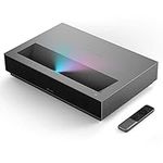 (Renewed) WEMAX Nova 4K UHD Ultra Short Throw Laser Projector | Android TV | ALPD Laser TV | 80"-150" HDR10 | Dolby Audio DTS-HD | UST Projector | WiFi Bluetooth HDMI USB | Voice Control Remote
