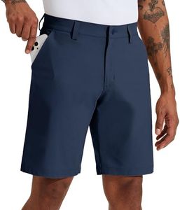 Willit Men's Golf Shorts Stretch Work Dress Shorts Quick Dry Hiking Athletic Casual Shorts with Pockets 10" Navy 40