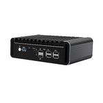 Micro Firewall Appliance, Mini PC, OPNsense, VPN, Router PC, Intel Alder Lake-N 12th Gen N100, HUNSN RJ47, 6 x 2.5GbE I226-V, 2 x HDMI2.1, TF, Type-C, 16G DDR5 RAM, 256G SSD