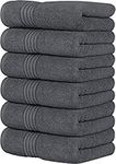 Utopia Towels Premium Hand Towels - 100% Combed Ring-Spun Cotton, Ultra Soft and Highly Absorbent, Thick Hand Towels 41 x 71 CM, Hand Towels (6-Pack)