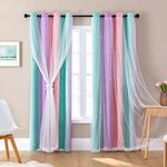 XiDi Curtains for Girls Bedroom Dec