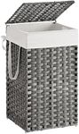 SONGMICS Laundry Hamper with Lid, 1