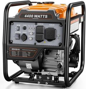 4400 Watts Open Frame Inverter Generator, Gas Powered Portable Generator for Home Backup, RV Ready 30A Outlet, ECO Mode, Quiet Operation, Low Oil Shutoff, Emergency Power, EPA Compliant