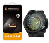 (3 Pack) Supershieldz Designed for Garmin Forerunner 945 LTE Tempered Glass Screen Protector, Anti Scratch, Bubble Free